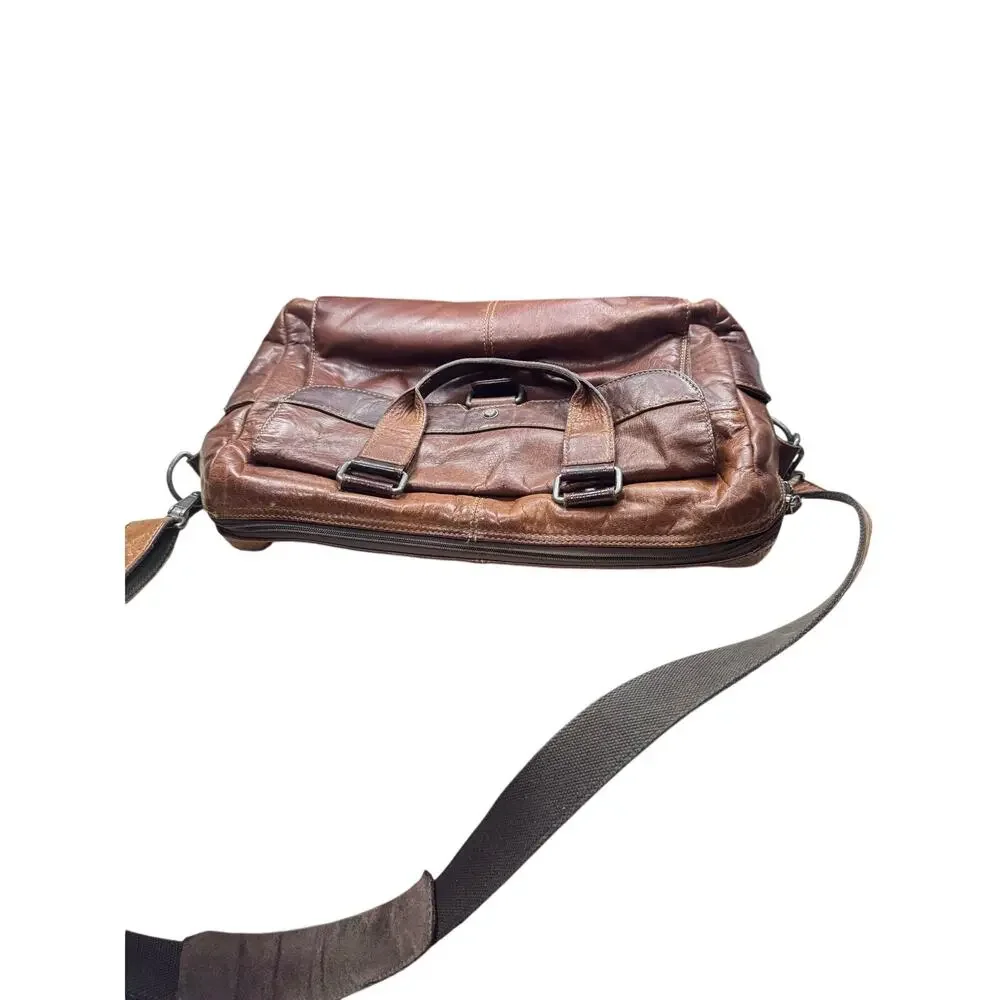 Vintage Jack George's leather messenger bag